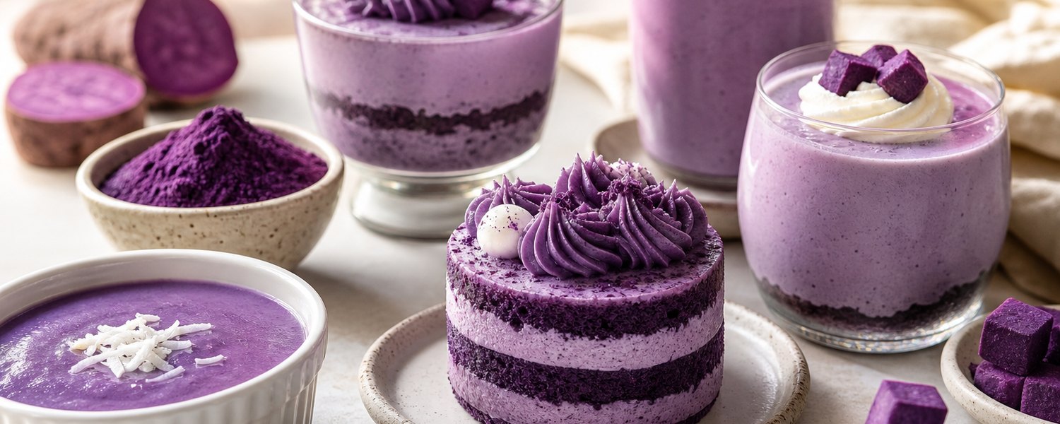 Dessert à l’ube facile : 5 idées violettes à tester